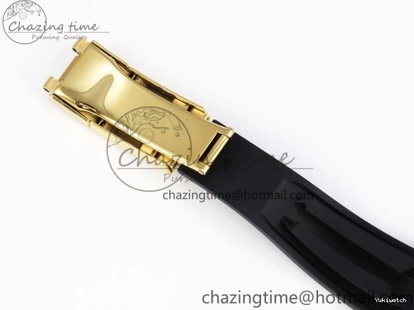 EDITION DAYTONA STRAP 116518 DIAL 1:1 YG BLACK RUBBER APSF ON SH4130 BEST OYSTERFLEX 0426